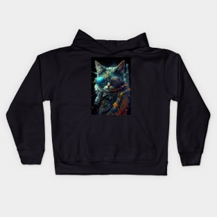 Cyber Cat Kids Hoodie